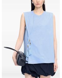 JNBY - Bead-Embellished Tassel-Detail Blouse - Lyst
