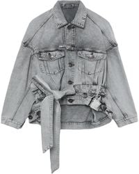 Maison Mihara Yasuhiro - Cache-coeur デニムジャケット - Lyst