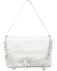 Blumarine - Embroidery Insect-Charm Shoulder Bag - Lyst