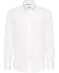 Brunello Cucinelli - コットン シャツ - Lyst