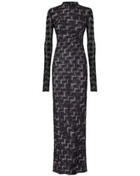 Missoni - Maxi-Jurk Met Lange Mouwen En Patroon - Lyst