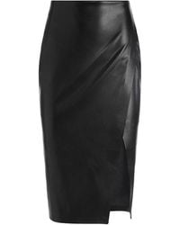 Alice + Olivia - Siobhan Slipwrap Midi Skirt - Lyst
