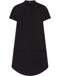 Courreges - Funnel Neck Mini Dress - Lyst