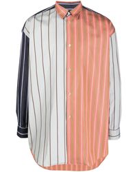 Paul Smith - Colour-block Striped Shirt - Lyst