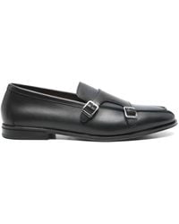 Doucal's - Double-Buckle Leather Monk Shoes - Lyst