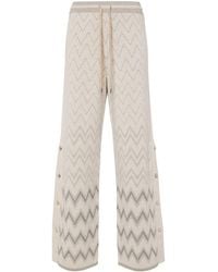 Missoni - Straight-leg Knitted Trousers - Lyst