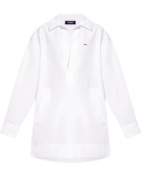 DSquared² - Robe Courte À Col Pointu - Lyst