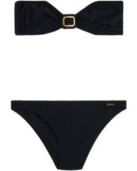Tom Ford - Textured Bandeau Bikini Set - Lyst