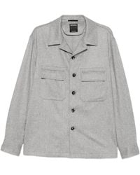 ZEGNA - Button-Fastening Shirt Jacket - Lyst