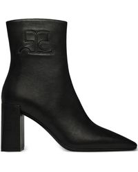 Courreges - Stiefeletten Mit Blockabsatz 90Mm - Lyst