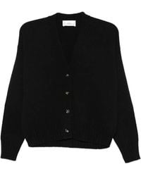 SOLOTRE - V-Neck Button-Up Cardigan - Lyst