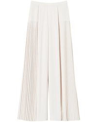 Twinset - Pleated Georgette Palazzo Pants - Lyst