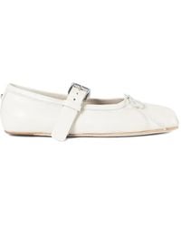 Ann Demeulemeester - Zoey Buckle Ballerinas - Lyst