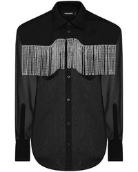 DSquared² - Sjaal Met Franje - Lyst