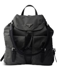 Prada - Logo-Detail Backpack - Lyst