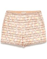 Elie Saab - Pantalones cortos de tweed - Lyst