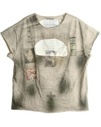 SAITOS - Patch-Detail Distressed T-Shirt - Lyst