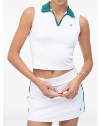 Sporty & Rich - Src Sports Collared Sleeveless Top - Lyst