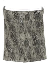 St. Agni - Savannah Zebra-Pattern Wrap Mini Skirt - Lyst