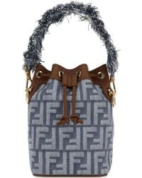 Fendi - モン トレゾール バケットバッグ ミニ - Lyst