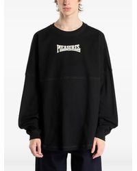 Pleasures - Bulldog-Motif Long-Sleeve T-Shirt - Lyst