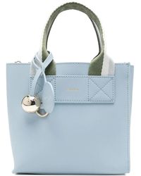 Furla - Logo-Print Panelled Tote Bag - Lyst