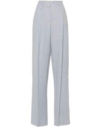 Brunello Cucinelli - Pantalon droit à design plissé - Lyst