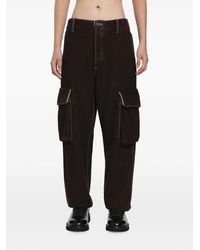 Uma Wang - Paxton Contrast-Stitch Cargo Pants - Lyst