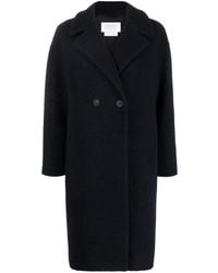 Harris Wharf London - Bouclé Double-Breasted Coat - Lyst