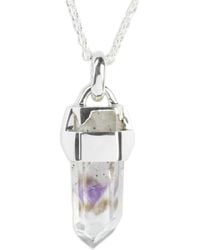 Parts Of 4 - Sterling Talisman Amethyst Necklace - Lyst