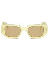 Prada - Lunettes De Soleil Symbole À Monture Géométrique - Lyst