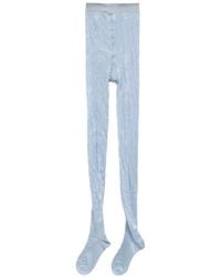 JULIE KEGELS - Damask-Pattern Tights - Lyst