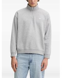 Levi's - Sudadera Con Parche Del Logo Y Media Cremallera - Lyst
