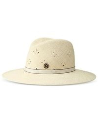 Maison Michel - Zango Perforated Fedora Hat - Lyst