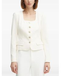 MARCIANO BY GUESS - Button Square-Neck Top - Lyst