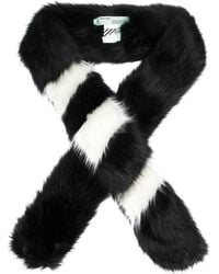 Off-White c/o Virgil Abloh - Fake Fur Scarf - Lyst