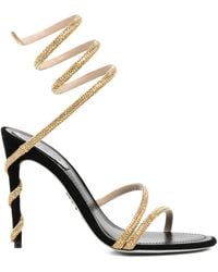 Rene Caovilla - Sandales À Ornements En Cristal 110 Mm - Lyst