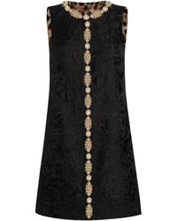 Dolce & Gabbana - フローラル ノースリーブドレス - Lyst