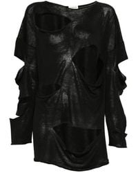 P.A.R.O.S.H. - Babygirl Cut-Out Sweater - Lyst