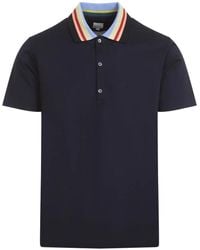 Paul Smith - Stripe-Detailing Polo Shirt - Lyst