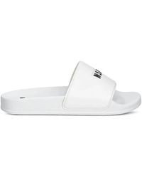 MSGM - Logo-Embossed Slides - Lyst