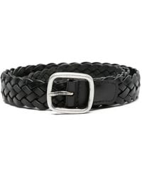 Anderson's - Braided Leather Belt - Lyst