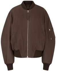 The Attico - Anja Zip-Up Bomber Jacket - Lyst