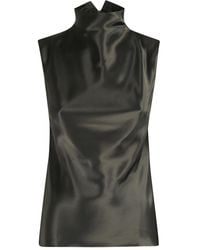 Nanushka - Top con cuello alto - Lyst