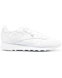 Reebok - Logo-Patch Low-Top Sneakers - Lyst