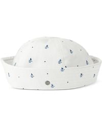 Maison Michel - Trey Floral-Print Cotton Hat - Lyst