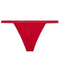 Love Stories - Lace-Trimmed Thong - Lyst