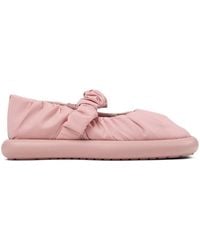 Camper - Onda Ruched-detail Ballerinas - Lyst