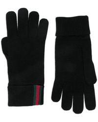 Gucci - Handschuhe Mit Webmuster - Lyst