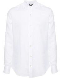 Eleventy - Slub-Texture Linen Shirt - Lyst